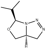 3H,6H-Oxazolo[3,4-c][1,2,3]triazole,3a,4-dihydro-6-(1-methylethyl)-,trans-(9CI) Struktur