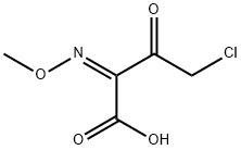 (Z)-4-CHLORO-2-METHOXYIMINO-3-OXOBUTANOIC ACID Structure