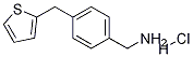 4-(Thien-2-ylmethyl)benzylamine hydrochloride 化学構造式