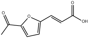 (E)-3-(5-乙酰基呋喃-2-基)丙烯酸,111252-36-9,结构式