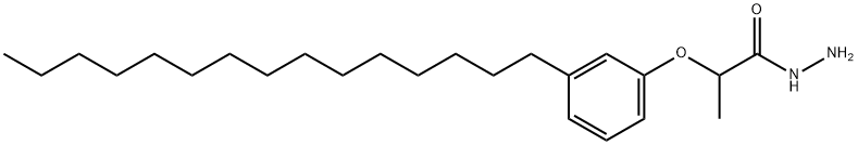 2-(3-pentadecylphenoxy)propanehydrazide 结构式