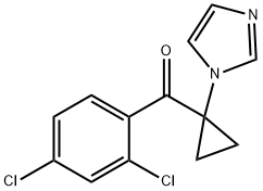 Methanone,  (2,4-dichlorophenyl)[1-(1H-imidazol-1-yl)cyclopropyl]-,111262-22-7,结构式