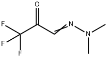 Propanal,  3,3,3-trifluoro-2-oxo-,  1-(dimethylhydrazone)  (9CI),111269-38-6,结构式