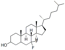 7,7-difluorocholestanol,111300-79-9,结构式