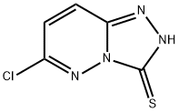 6-CHLORO[1,2,4]TRIAZOLO[4,3-B]PYRIDAZINE-3-THIOL Structure