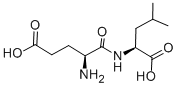 H-GLU-LEU-OH Structure