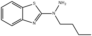 Benzothiazole, 2-(1-butylhydrazino)- (9CI) 结构式