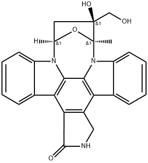 レスタウルチニブ 化学構造式