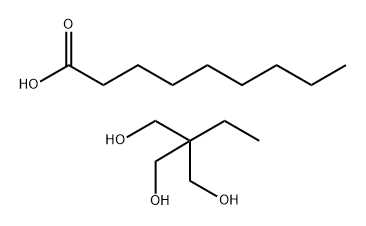 Nonanoic acid, ester with 2-ethyl-2-(hydroxymethyl)-1,3-propanediol Structure