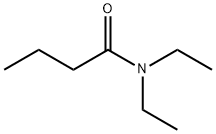 N,N-ジエチルブタンアミド 化学構造式