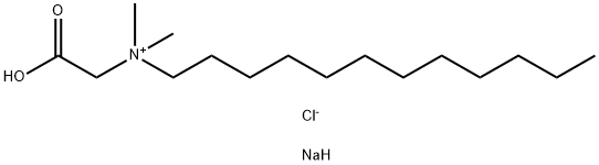 (carboxymethyl)dodecyldimethylammonium chloride, sodium salt Struktur