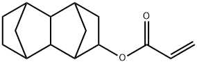 アクリル酸[デカヒドロ-1,4:5,8-ジメタノナフタレン]-2-イル 化学構造式