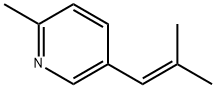 Pyridine, 2-methyl-5-(2-methyl-1-propenyl)- (9CI) Structure