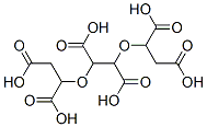 2,3-bis(1,2-dicarboxyethoxy)butanedioic acid Structure