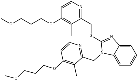 N-[[4-(3-Methoxypropoxy)-3-methyl-2-pyridinyl]methyl] Rabeprazole Sulfide
