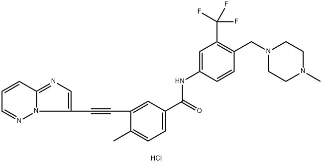 Ponatinib Hydrochloride Struktur