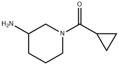 1-(cyclopropylcarbonyl)-3-piperidinamine(SALTDATA: HCl) Struktur