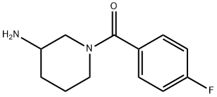 (3-Amino-piperidin-1-yl)-(4-fluoro-phenyl)-methanone Structure