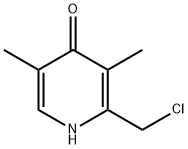 2-(chloromethyl)-3,5-dimethyl-4(1H)-pyridinone(SALTDATA: HCl) Struktur