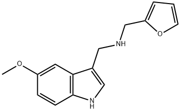 N-(2-furylmethyl)-N-[(5-methoxy-1H-indol-3-yl)methyl]amine,1114597-54-4,结构式