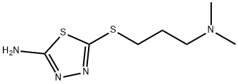 111461-32-6 5-(3-Dimethylamino-propylsulfanyl)-[1,3,4]thiadiazol-2-ylamine
