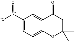 2,2-DIMETHYL-6-NITRO-CHROMAN-4-ONE
 化学構造式