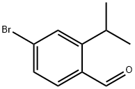 4-BROMO-2-ISOPROPYLBENZALDEHYDE Struktur