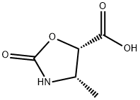 5-Oxazolidinecarboxylicacid,4-methyl-2-oxo-,(4S-cis)-(9CI) Struktur