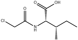 氯乙酰基-DL-异亮氨酸, 1115-24-8, 结构式