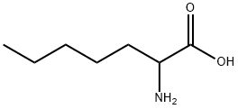 2-AMINOHEPTANOIC ACID Struktur