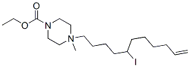 ethyl 4-methyl-4-undec-10-enyl-2,3,5,6-tetrahydropyrazine-1-carboxylat e iodide Structure