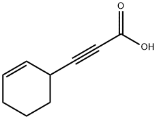 2-Propynoic acid, 3-(2-cyclohexen-1-yl)- (9CI) Structure