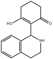 3-HYDROXY-2-(1,2,3,4-TETRAHYDRO-ISOQUINOLIN-1-YL)-CYCLOHEX-2-ENONE 结构式