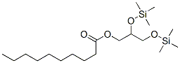 Decanoic acid 2,3-bis[(trimethylsilyl)oxy]propyl ester,1116-64-9,结构式