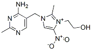 1-((4-amino-2-methyl-5-pyrimidinyl)methyl)-3-(2-hydroxyethyl)-2-methyl-4-nitroimidazolium|