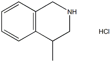 4-メチル-1,2,3,4-テトラヒドロイソキノリン塩酸塩 化学構造式