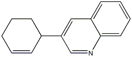 3-(2-Cyclohexenyl)quinoline 化学構造式