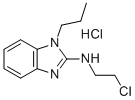 1-Propyl-2-(2-chloroethylamino)benzimidazole hydrochloride 结构式