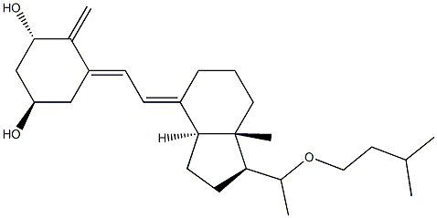 1-hydroxy-22-oxavitamin D3 Structure