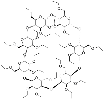 HEPTAKIS-(2 3 6-TRI-O-ETHYL)-BETA- Struktur