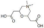 2,6-bis(carboxymethyl)-4,4-dimethylmorpholinium,111690-58-5,结构式