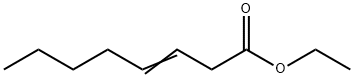 3-オクテン酸エチル 化学構造式