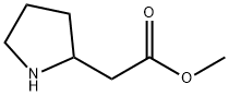 2-Pyrrolidineacetic acid Methyl ester Struktur