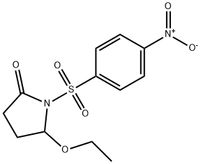 5-エトキシ-1-[[4-ニトロフェニル]スルホニル]ピロリジン-2-オン 化学構造式