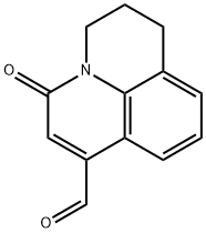 5-oxo-2,3-dihydro-1H,5H-pyrido[3,2,1-ij]quinoline-7-carbaldehyde Struktur