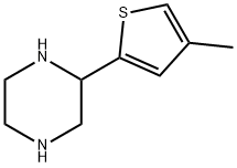 Piperazine, 2-(4-methyl-2-thienyl)- (9CI) 结构式