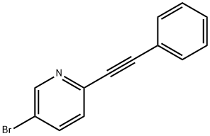 5-BROMO-2-(2-PHENYLETHYNYL)PYRIDINE,111770-84-4,结构式