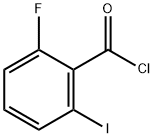 2-氟-6-碘苯甲酰氯,111771-12-1,结构式