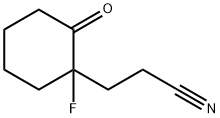 111786-75-5 Cyclohexanepropanenitrile,  1-fluoro-2-oxo-