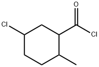 Cyclohexanecarbonyl chloride, 5-chloro-2-methyl- (9CI) Struktur